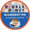 Double Donut Flavored Coffee Pods, Blueberry Coffee, Single Serve Hot