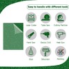 Eszeoee 2 Pack 12'' x 16'' Glitter Dark Green Acrylic
