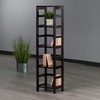 Winsome Leo Beech Wood 4-Tier Shelf, Espresso92514