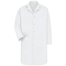 Red Kap Men's Lab Coat, White, X-Large