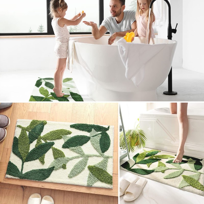 Extra Thick Bath Mat for Bathroom, 18 x 26 in