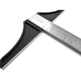 Pacific Arc 42 Inch T Square, Traditional Stainless Steel, Graduated Inch and Metric