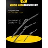 MIKKUPPA 26"+19"+13" Windshield Wipers Blades Replacement for 2017-2025 Jaguar F-PACE,