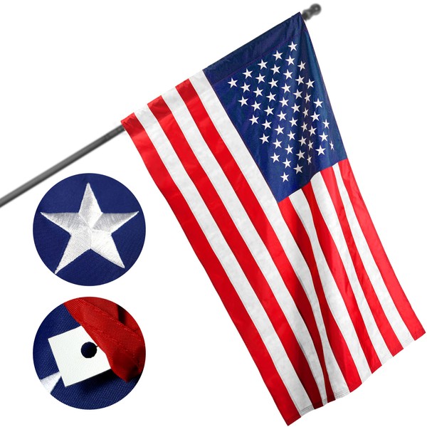 G128 American USA Flag | 2.5x4 Ft | ToughWeave Series