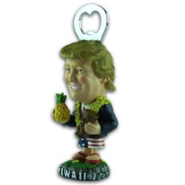 President Trump with Pineapple Bottle Opener