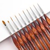 Golden Maple Miniature Model Paint Brushes-10pcs Micro Detail Paint Brush