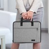 Uquelic File Organiser - File Storage Case with Handle and