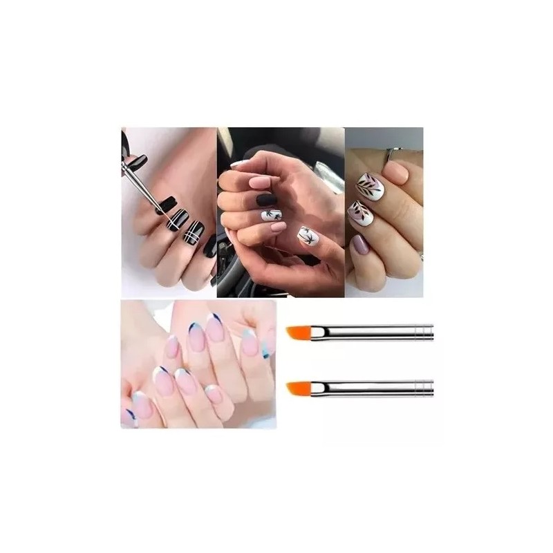 Veraly Set Pinceles Para Mano Alzada Decoracion De Uñas Pincel