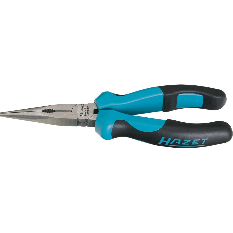HAZET 1841MA-22 165 mm Snipe Nose Pliers - Polished/Blasted