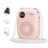 Voice Amplifier for Teachers, Portable Bluetooth Microphone & Speaker, Rechargeable