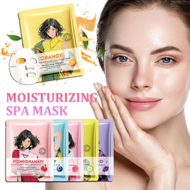 12Pcs Hydrating Facial Sheet Masks,Daily Skincare Face Mask Set,Nourishing Face Masks for Women,Moisturizing Facial Mask for All Skin Type 10