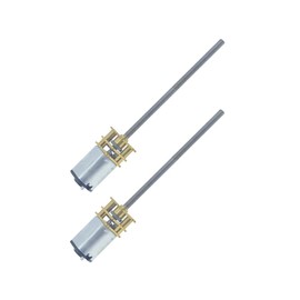 2Pcs DC 12V 120RPM M3 x 55mm 3-12V 20-3000RPM N20 Motor with Threaded Shaft for Rc, High Precision Motor with Lead Screw (12-120)