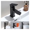 CUZRSIEYI Basin Faucet Black Cold and Hot Water Mixer Bathroom