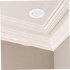 Ciieeo 3pcs Plastic Round Soffit Vent Ceiling Air Vent Cover
