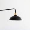 DRAW A LINE D-BS-BK Lamp Shade Black Size (W x