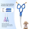 FOGOSP Professional Left Handed Curved Dog Grooming Scissors with Sharper