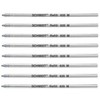 8 x Schmidt 635M Mini Ball Pen Refill - Blue - (Compatible with Lamy M21 and Cross 8518-4)