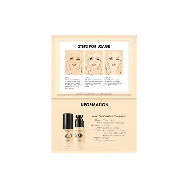 Kit Base Liquida Maquillaje Cobertura Total + Filtro Solar #04