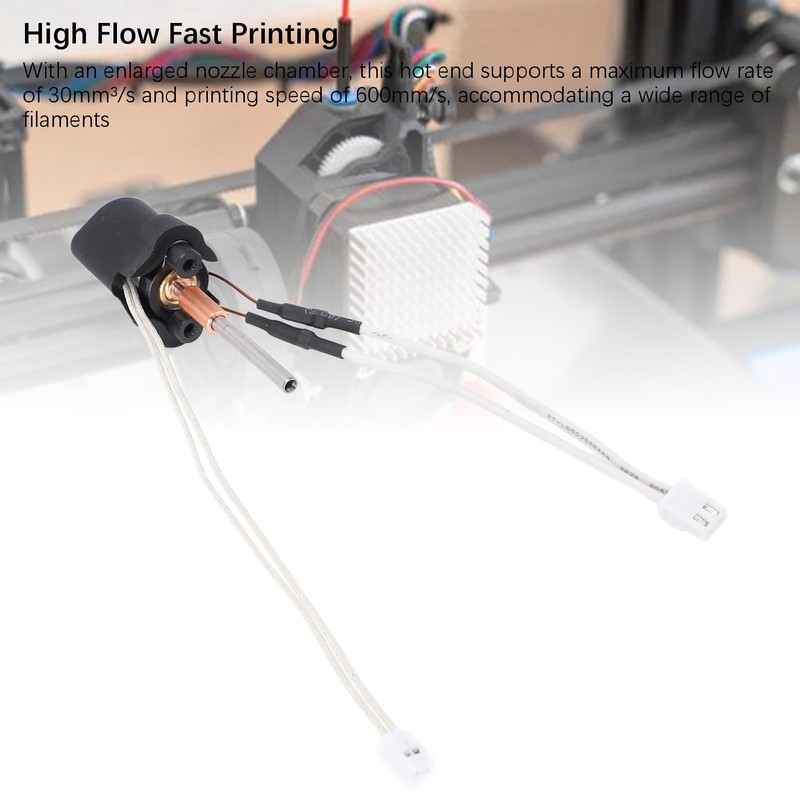 Jectse Fast Heating Nozzle 60W Ceramic Hotend Kit for Ender