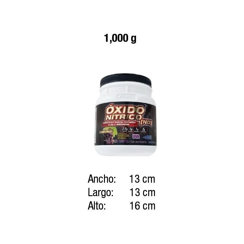 Óxido Nítrico 1,000 Gr: Fórmula En Polvo Precursor Del Óxido