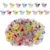 120PCS 15 Colors Resin Gradient Ducks, Mini Duck Figurines DIY