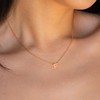 Layered Initial Gold F Necklac Set for Women, Dainty 14K