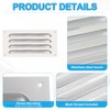 PATIKIL 4x8 Inch Stainless Steel Vent Cover, Screen Air Grille