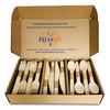 Disposable Wooden Cutlery Set - 300 Count (100 Forks, 100