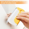 Chaoowr Small Squeegee, Flexible Rubber Car Window Squeegee, Mini Squeegee