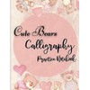 Cute Bears Calligraphy Practice Notebook: Slant Angle Lined Guide, Alphabet,