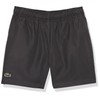 Lacoste Unisex-Child Solid Taffeta Tennis Shorts, Noir, 8 Years