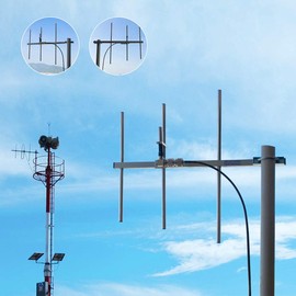 TWAYRDIO Yagi Antenna UHF 400-470Mhz,High Gain Outdoor GMRS Vertical Base Antenna,7dBi Receiver Directional Yagi for Ham Radio,Repeater System,433mhz Device,Fm Scanner