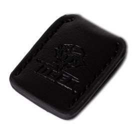 Tiger Leather Billiard Pool Cue Tip Cover Protector Black