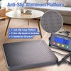 Surmountway Industrial Shipping Scale 660lbs with Anti-Slip Aluminium Platform, 11.8"