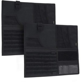 WYNEX Organizador de panel de visera para camioneta Pickup F150, panel de visera Molle grande para vehículo táctico, soporte para parasol de coche, bolsa de almacenamiento
