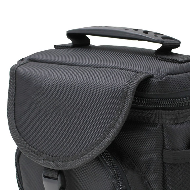 Black Camera Bag Oxford Cloth 18x11x16cm Camera Case Shoulde Handheld