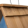 Bird in Hand Amish Made Nestle Inn Bird House, Blue
