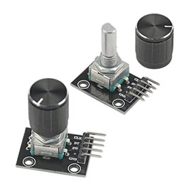 KY-040 360 Degrees Rotary Encoder Module with Knob Cap 5V Brick Sensor Switch Development Board Module for Arduino 8pcs
