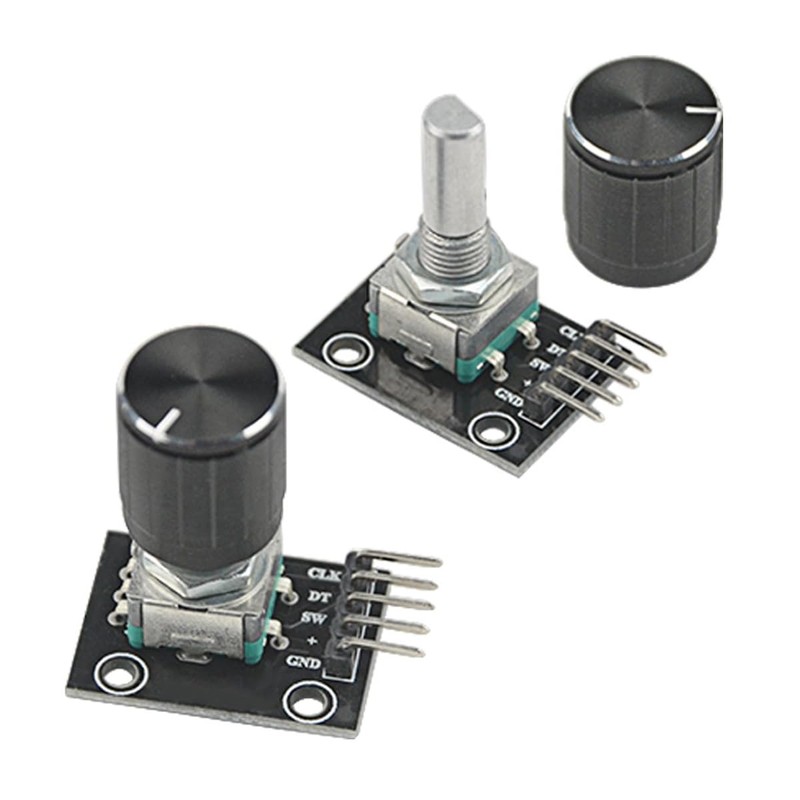 KY-040 360 Degrees Rotary Encoder Module with Knob Cap 5V