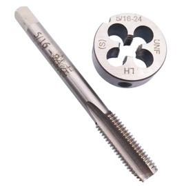 HSS 5/16-24 UNF Tap and 5/16-24 UNF Die Left Hand