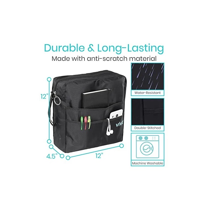 Vive Wheelchair Bag - Machine Washable, Double-stitche