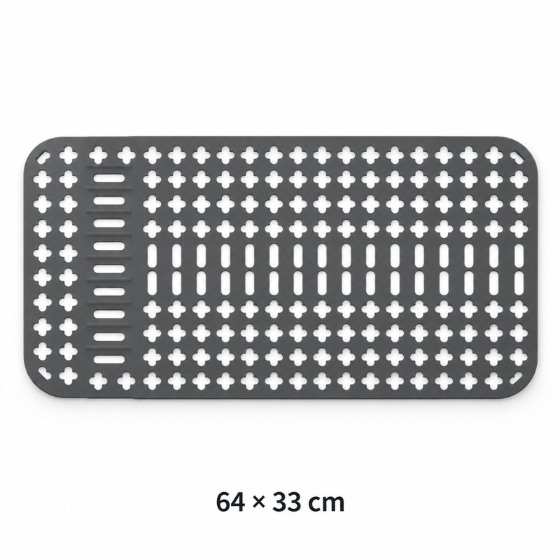Silicone Sink Protector Mat for Kitchen Sinks – Non-Slip Heat-Resistant