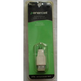 Enercell 273-227 Adapata plug USB-A Socket (White). TAG NO. G382.