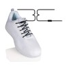 BETTER THREE Laces, elastic laces, round with aluminium twist closure,