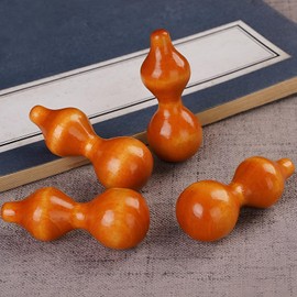 Wooden Wenwan Gourd–Chinese Finger Spinner for Anxiety Relief |Trending on Social Media |Mini Wooden Gourd Hanging Decor|Good Luck Hu Lu (10 Pack)