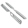 2 Pair Radiator Slot Vent Trim Electroplated Ventilation Decorative Trim
