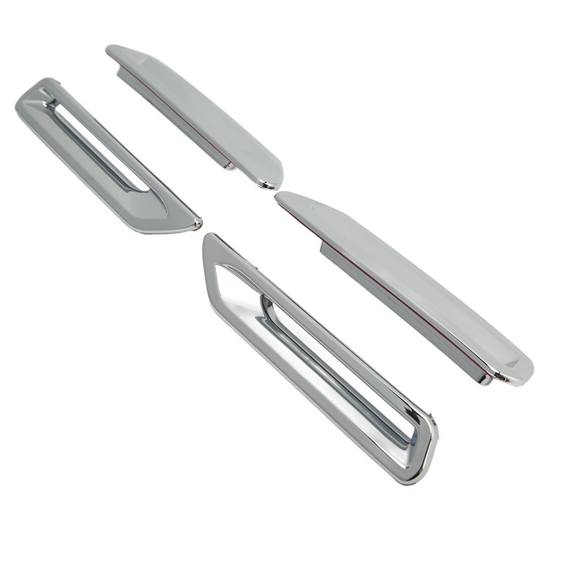 2 Pair Radiator Slot Vent Trim Electroplated Ventilation Decorative Trim