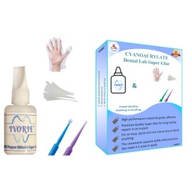 Ivorie Instant Bonding Glue Adhesive - Dental Lab (Thick - 1oz)