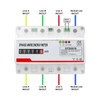 Power Consumption Meter 3 Phase 4 Wires 35mm Rail Mounting