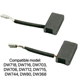 Carbon Brushes Replacement for Dewalt DW718, DW716, DW703, DW706, DW712, DW715, DW744, DW80, DW368 Miter Saw - Compatible with Aluminum Cutting and Miter Cutting Saws 4PCS